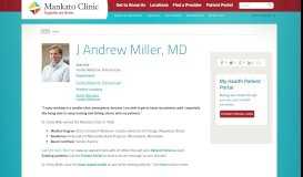 
							         Andrew J. Miller M.D. - Mankato Clinic								  
							    