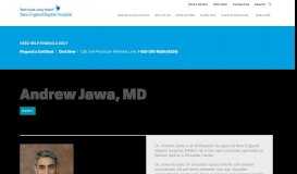 
							         Andrew Jawa – New England Baptist Hospital								  
							    