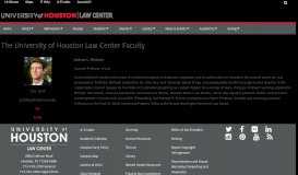 
							         Andrew Michaels - The University of Houston Law Center Faculty								  
							    