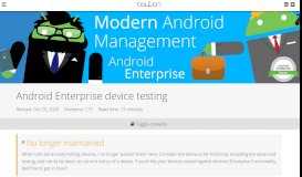 
							         Android Enterprise zero-touch console administration guide | Jason ...								  
							    