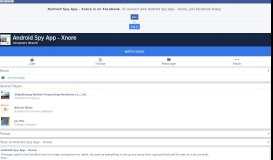 
							         Android Spy App - Xnore - Home | Facebook								  
							    
