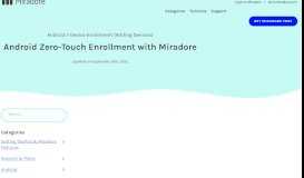 
							         Android zero-touch enrollment with Miradore Online – Miradore Support								  
							    