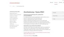 
							         Anerkennung/Swiss ENIC - swissuniversities								  
							    