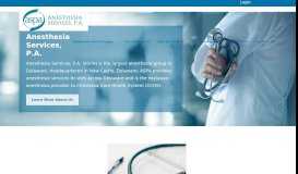
							         Anesthesia Services, P.A. | ASPA								  
							    