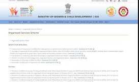 
							         Anganwadi Services Scheme | Ministry of Women & Child ...								  
							    