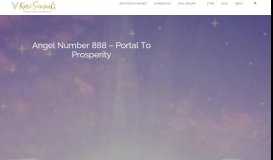 
							         Angel Number 888 - Portal to Prosperity - Kari Samuels								  
							    