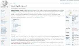 
							         AngloGold Ashanti - Wikipedia								  
							    