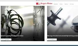 
							         Angst+Pfister - your partner for supplying industrial components								  
							    