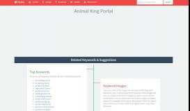 
							         Animal King Portal Related Keywords & Suggestions - Animal King ...								  
							    
