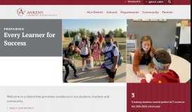 
							         Ankeny Community School District / District Homepage								  
							    