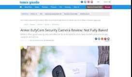 
							         Anker EufyCam Security Camera Review: Not Fully Baked - Tom's Guide								  
							    