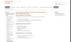
							         Anlaufstellen und Online-Portale - Betriebswirtschaft ... - FH Dortmund								  
							    
