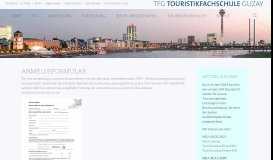 
							         Anmeldeformular - TFG Touristikfachschule Guzay								  
							    