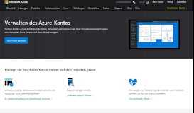 
							         Anmelden bei Azure – Konto und Abrechnung | Microsoft Azure								  
							    