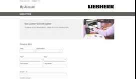 
							         Anmelden - Liebherr								  
							    