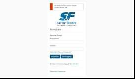 
							         Anmelden - Service-Portal - S&F Datentechnik								  
							    
