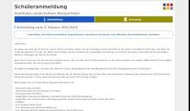 
							         Anmeldung - Eltern-Portal Staatliches Landschulheim Marquartstein								  
							    
