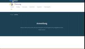 
							         Anmeldung - eTwinning								  
							    