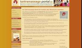 
							         Anmeldung & Preise - Tantramassage-Portal.de - Das Webverzeichnis ...								  
							    