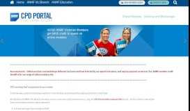 
							         ANMF's CPD Portal								  
							    