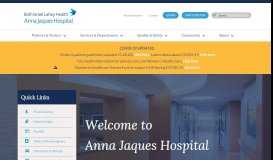 
							         Anna Jaques Hospital | Newburyport – AJH								  
							    