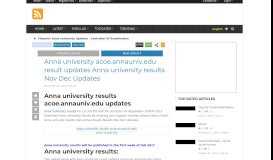 
							         Anna university Updates - Controller Of Examination								  
							    