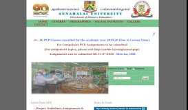 
							         ANNAMALAI UNIVERISTY DDE								  
							    