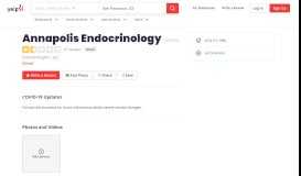 
							         Annapolis Endocrinology - 22 Reviews - Endocrinologists - 108 ...								  
							    