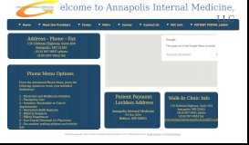 
							         Annapolis Internal Medicine, LLC								  
							    