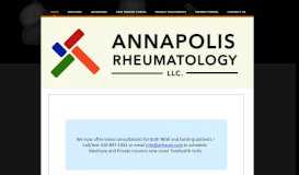 
							         Annapolis Rheumatology								  
							    