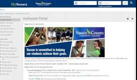 
							         Announcements | mySussex Portal - Sussex County Community College								  
							    