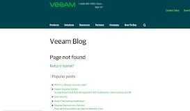 
							         Announcing: Veeam Managed Backup Portal for Service Providers								  
							    