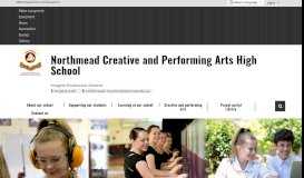 
							         Annual report - Northmead Creative and Performing Arts High School								  
							    