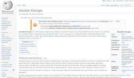 
							         Ansaldo Energia - Wikipedia								  
							    