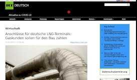 
							         Anschlüsse für deutsche LNG-Terminals: Gaskunden sollen für den ...								  
							    