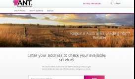 
							         ANT Communications: nbn™ Fibre, Satellite, ADSL, IP Phone								  
							    
