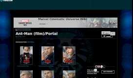 
							         Ant-Man (film)/Portal | Marvel Cinematic Universe Wiki | FANDOM ...								  
							    