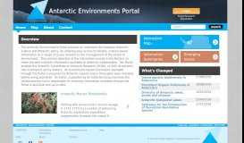 
							         Antarctic Environments Portal - Home								  
							    