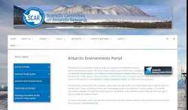 
							         Antarctic Environments Portal - The Scientific Committee on Antarctic ...								  
							    