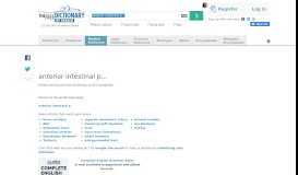 
							         Anterior intestinal portal | definition of anterior intestinal portal by ...								  
							    
