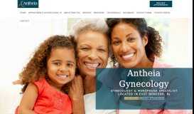 
							         Antheia Gynecology | Menopausal, Adult, & Teen Women's Health ...								  
							    