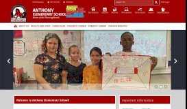 
							         Anthony Elementary School - Marion County Public Schools								  
							    
