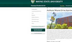 
							         Anthony Wayne Drive Apartments - Housing & Residential Life ...								  
							    