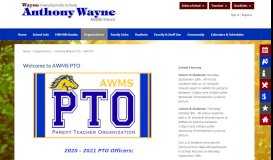 
							         Anthony Wayne PTO / AW PTO - Wayne Public Schools								  
							    