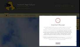 
							         Antioch High School / Homepage								  
							    