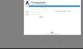 
							         AntiqueSoft Web Inquiry - Online Vendor/Dealer Access System								  
							    