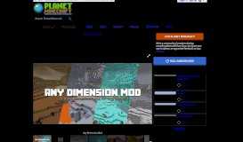 
							         Any Dimension Mod 1.12.2 (208 dimensions!) Minecraft Mod								  
							    