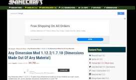 
							         Any Dimension Mod 1.7.10 (Dimensions Made Out Of Any Material ...								  
							    