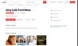 
							         Any Lab Test Now - 12 Photos & 10 Reviews - Laboratory Testing ...								  
							    