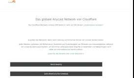 
							         Anycast-Netzwerkkarte | Cloudflare								  
							    